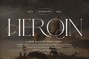 Herqin Elegant Ligature Serif Font, a Serif Font by Perfectype (Thumbnail 1 of 6)