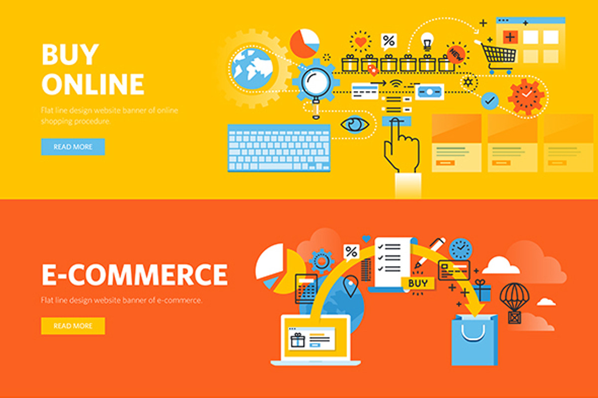 Flat Line Web Banners, a Templates & Theme by PureSolution (Photo 3 of 3)