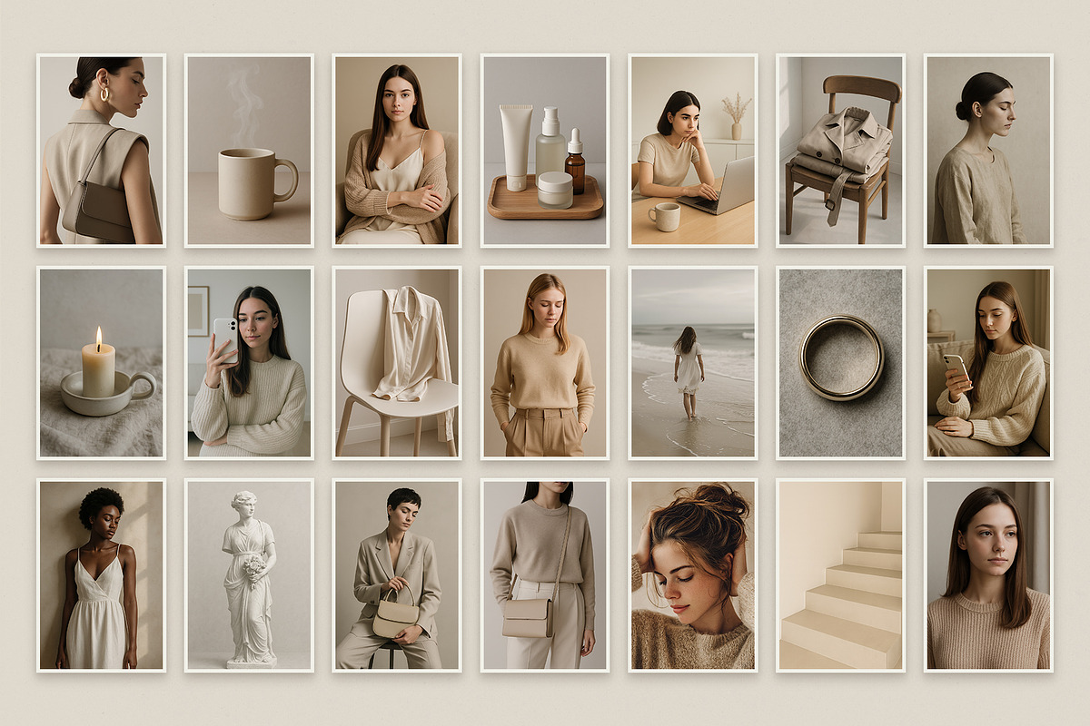 Aesthetic Neutral Lifestyle Photos, a Beauty & Fashion Photo by Vasya Kobelev (Photo 3 of 7)