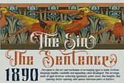 Patrajani - Decorative Serif, a Blackletter Font by TypeClassHeroes (Thumbnail 5 of 15)