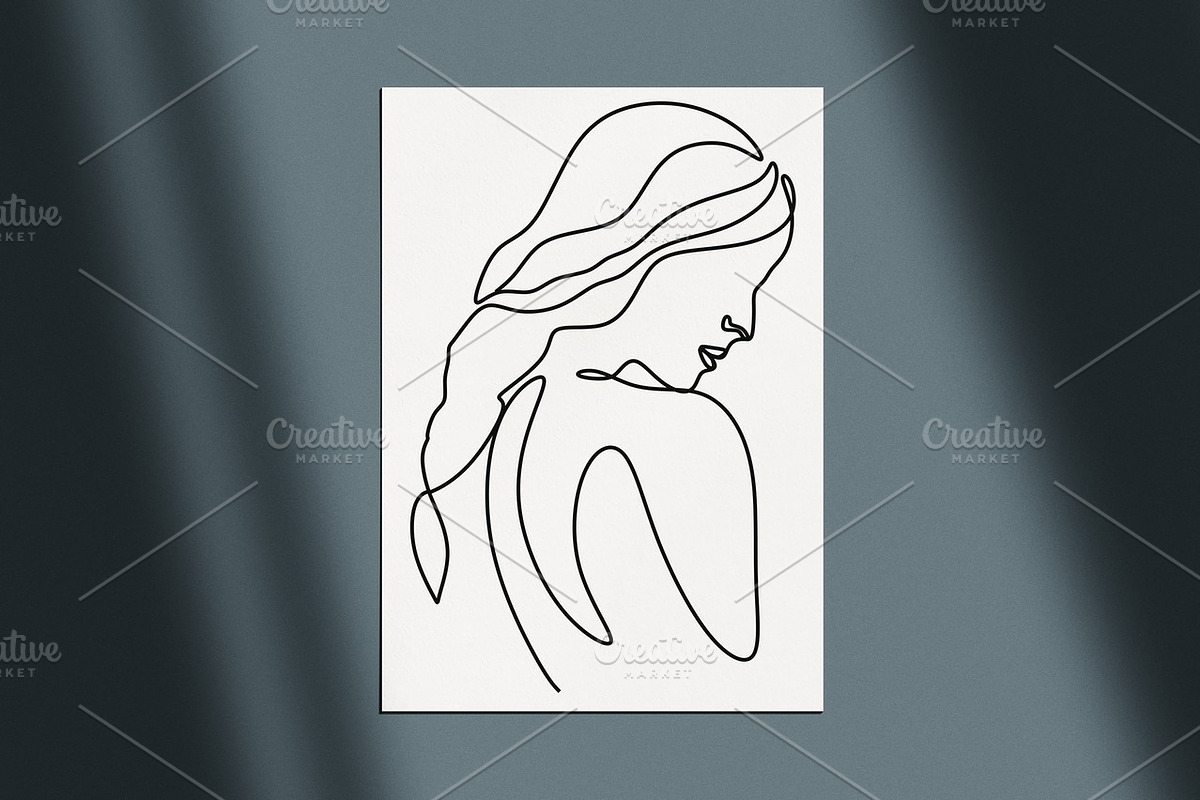 Woman Minimal Line Art Collection, an Illustration by velychko.ua (Photo 10 of 18)