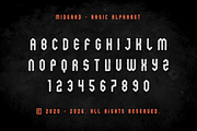 Midgard Eroded Display Typeface, a Sans Serif Font by alpercakici (Thumbnail 5 of 12)