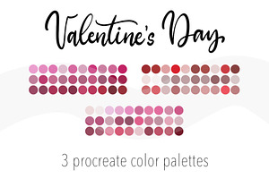 Valentine's Day3 Color Palettes