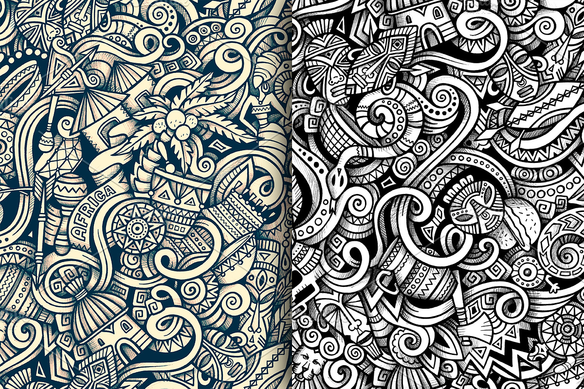 Africa Graphics Patterns, a Pattern Graphic by BALABOLKA (Photo 3 of 5)