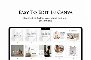 Yoga Canva InstagramTemplates