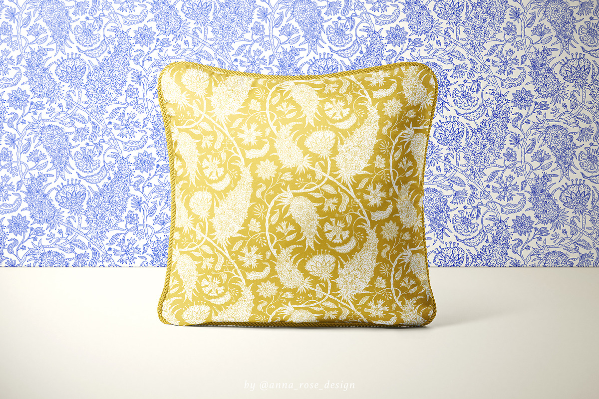 Vintage Jacobean Chintz Patterns, a Pattern Graphic by Rose Design (Photo 2 of 8)