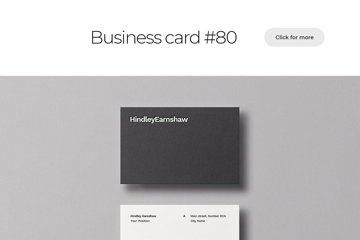 Business Card Mockup Template Bundle, a Business Card Template by PrintPixel (Photo 25 of 104)