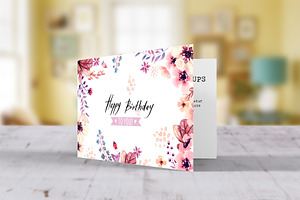 Horizontal Greeting Card Mockups