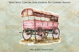 Wild West Cowgirl Junk Journal Kit