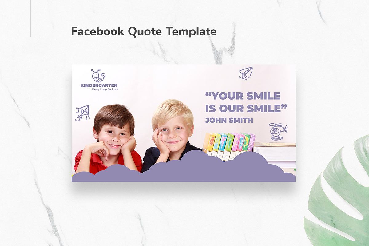 Kindergarten Facebook Materials, a Social Media Template by TemplatesNow! (Photo 7 of 7)