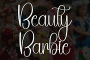 Barbie Monogram, a Handwritten Font by FreshTypeINK (Thumbnail 7 of 8)