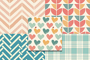 Retro Digital Paper Pattern, a Pattern Graphic by BusyDaydesign (Thumbnail 2 of 9)