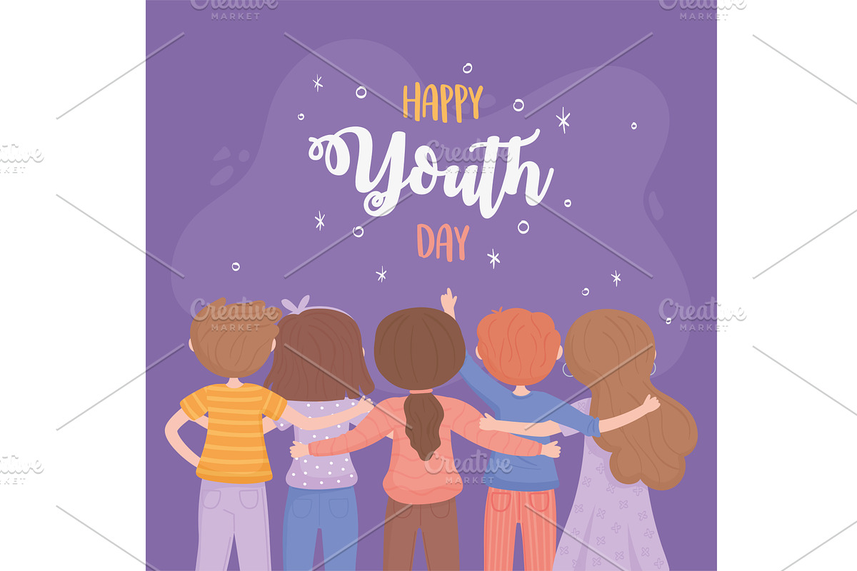 celebration of youth day, a Person Illustration by studiogstock