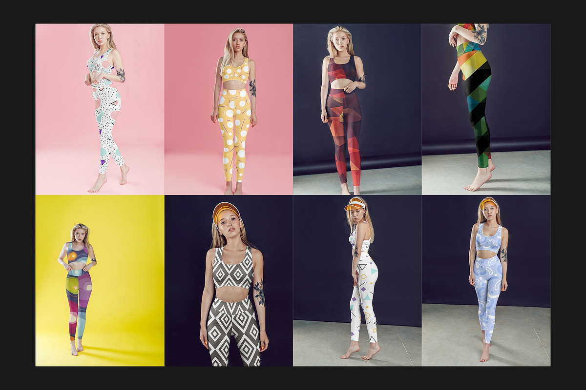 100 Leggings Mock-Up Set, a Bottom Mockup by Freeman Studio (Photo 13 of 24)