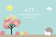 Happy Hedgehog @ Autumn season, a Decorative Illustration by MooBeer (Thumbnail 2 of 6)