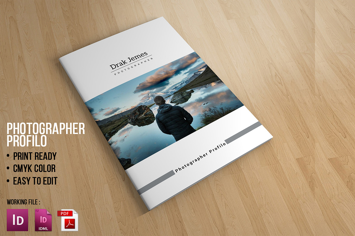 Photographer Portfolio Brochure-V313, a Brochure Template by Template Shop (Photo 1 of 12)