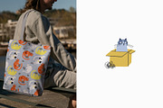 Funny Cats - vector clipart, a Decorative Illustration by Barkova Nadya (Thumbnail 7 of 8)