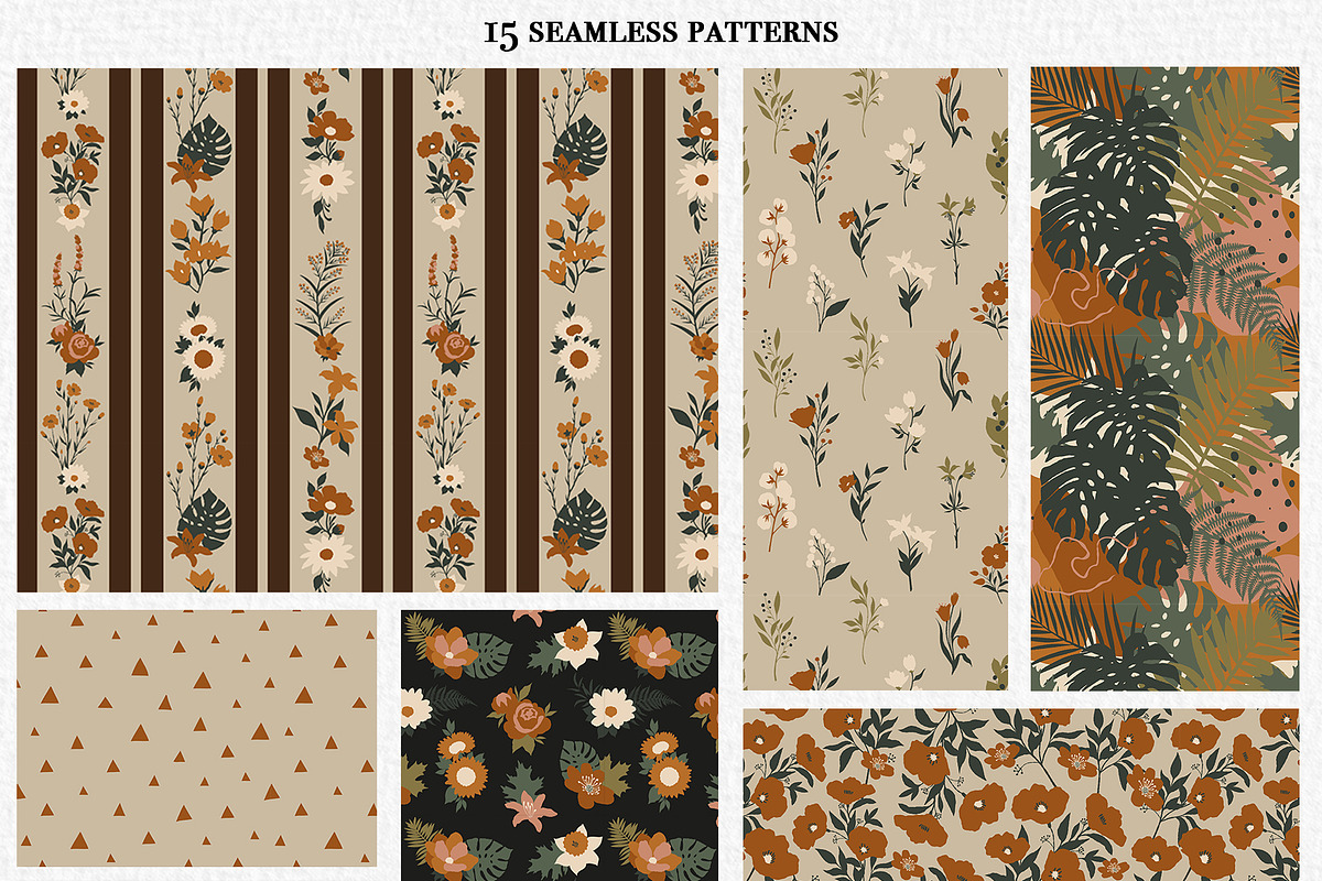Botanical Garden. Floral Collection, a Decorative Illustration by ApetekMarket (Photo 9 of 12)