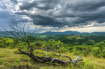 Dramatic Cloud Formations Loom Over, a Photo by Tanuart