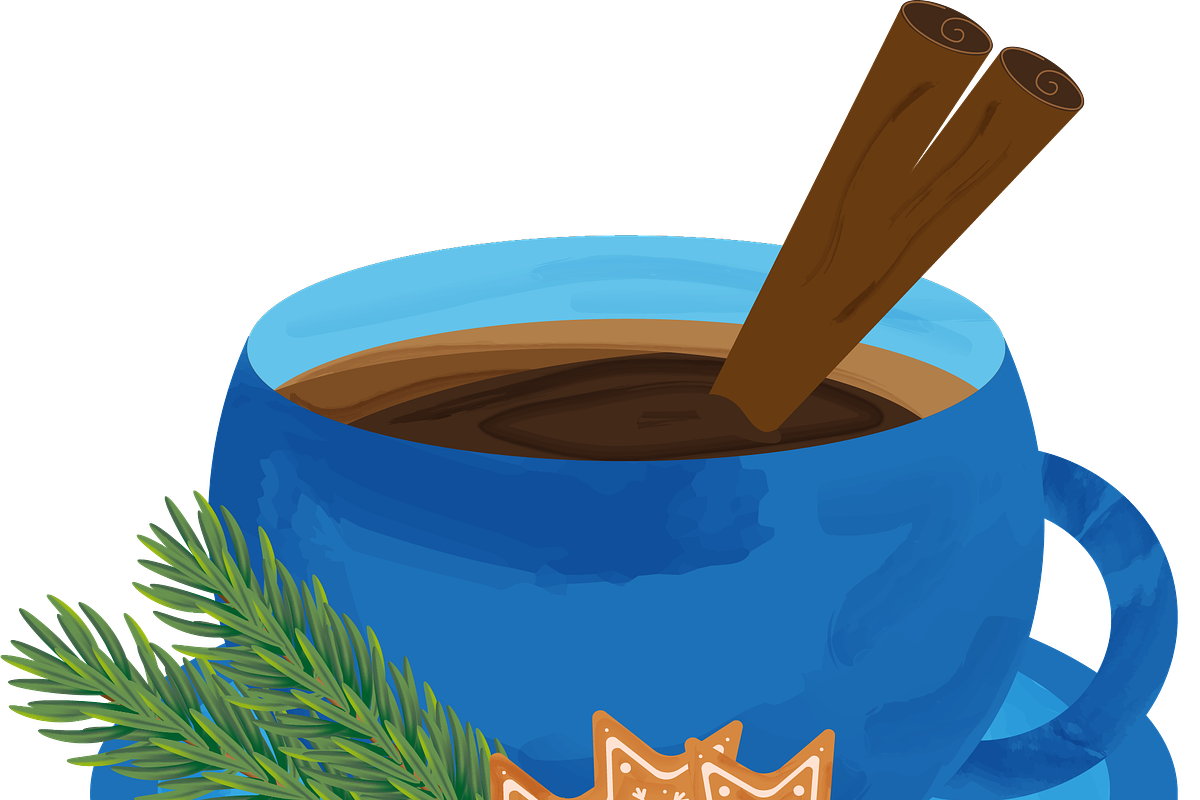 Watercolor Christmas Coffee, a Food Illustration by JYa_Design (Photo 1 of 3)