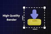 General UI 3D Icon Pack, an Object Graphic by Artnivora.Std (Thumbnail 2 of 4)