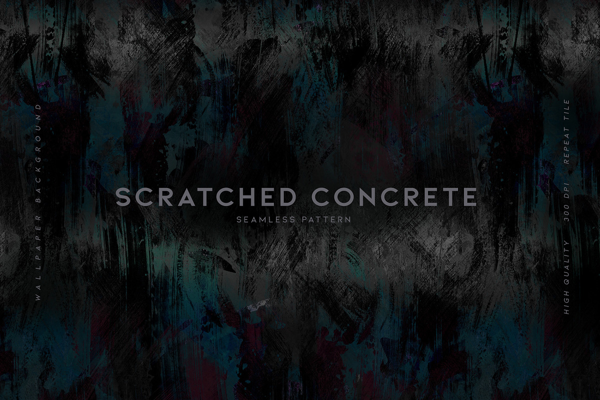 Scratched Concrete, a Texture Graphic by MalyskaStudio (Photo 1 of 6)