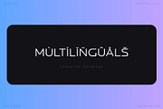 Modern Sans Serif Font, a Sans Serif Font by artyway (Thumbnail 5 of 6)