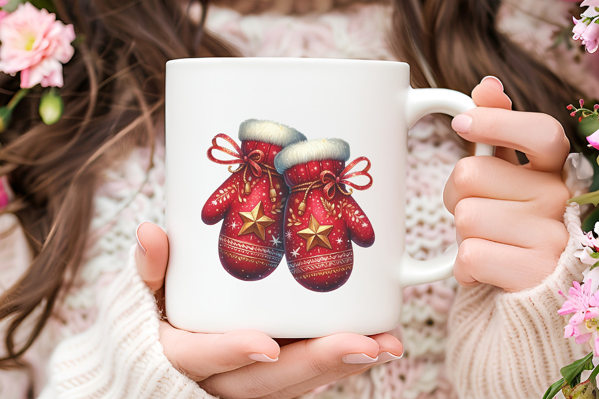 Cozy Winter Mittens & Hats Clipart, an Illustration by RobertsArt (Photo 5 of 7)