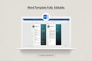 Resume Template Word, a Resume Template by Creativity-Design (Thumbnail 4 of 4)