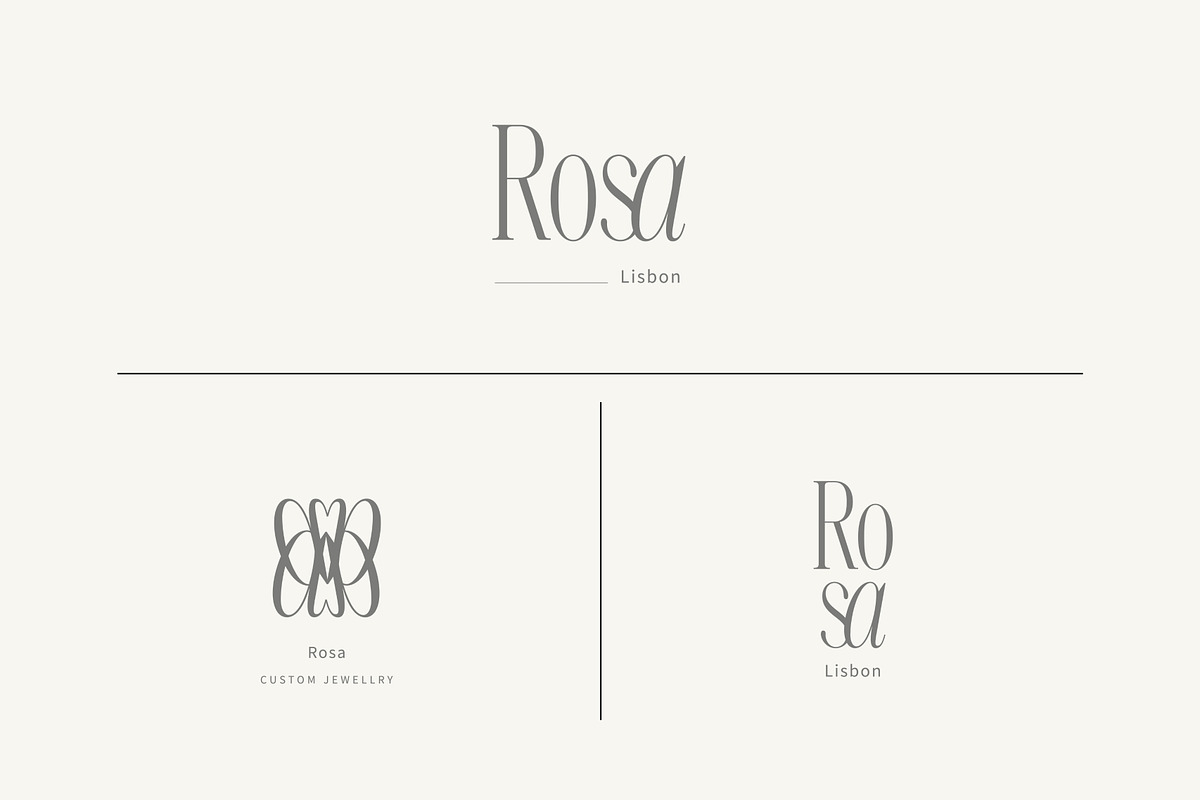 ROSA Premade Logo Design, a Branding & Logo Template by Studio Suvelle (Photo 4 of 6)