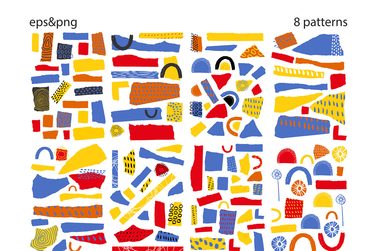 Cutouts big patterns bundle!, a Pattern Graphic by lisa_kalev (Photo 7 of 25)