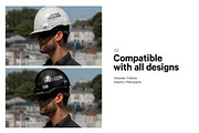 Safety Helmet Mockup, a Hat Mockup by HAZARD MOCKUPS (Thumbnail 4 of 8)