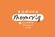 50% Cute Handwritten Font - Memoriz, a Handwritten Font by Four Lines Std. (Thumbnail 1 of 9)