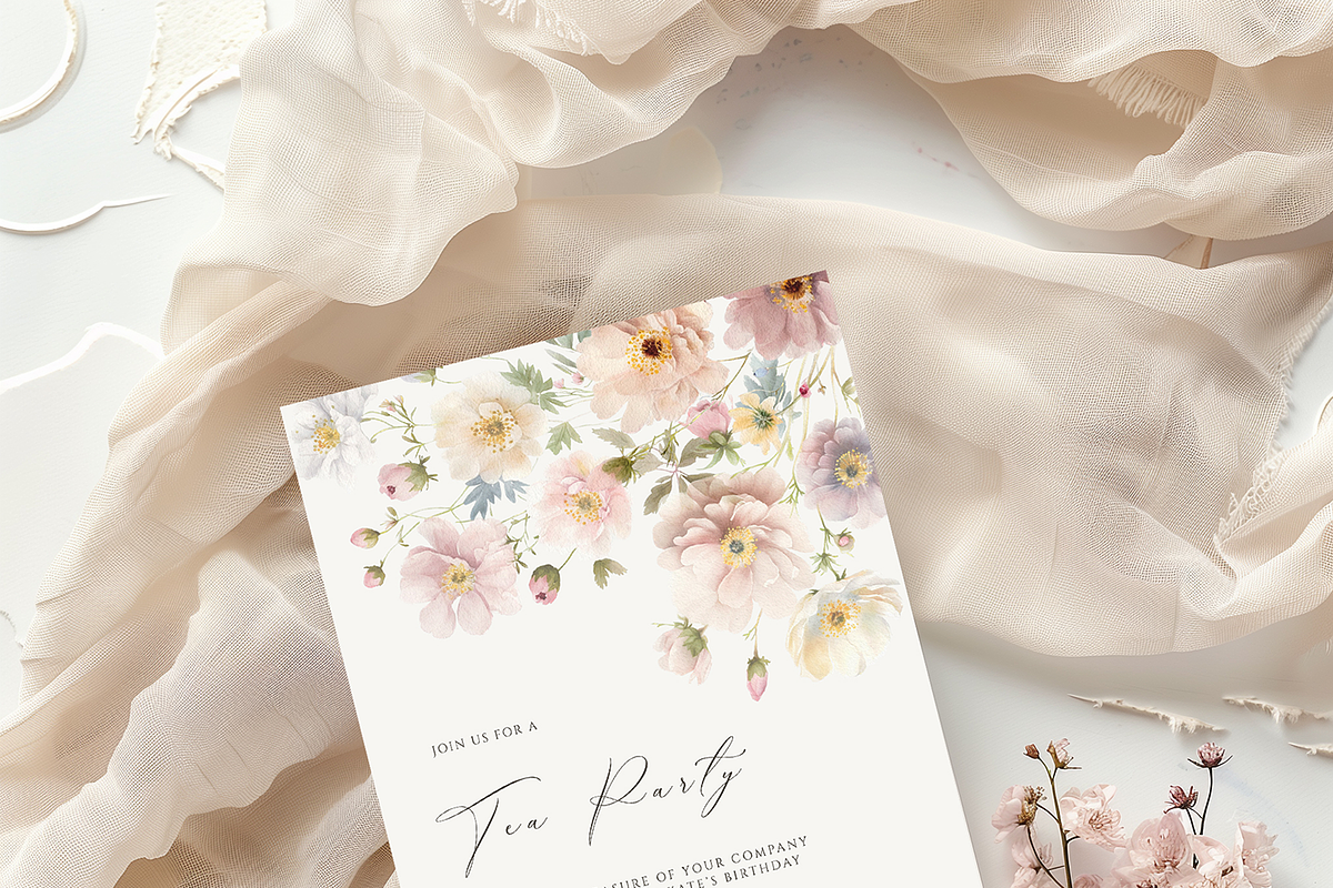 Soft Anemone Floral, a Decorative Illustration by heyiamalice (Photo 11 of 12)
