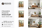 Framed Photo Mockups Bundle 01, a Household Mockup by Mockups by Carlos Viloria (Thumbnail 1 of 14)
