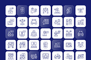 Communication Vector Icons, an Outline Icon by Prosymbols (Thumbnail 8 of 8)