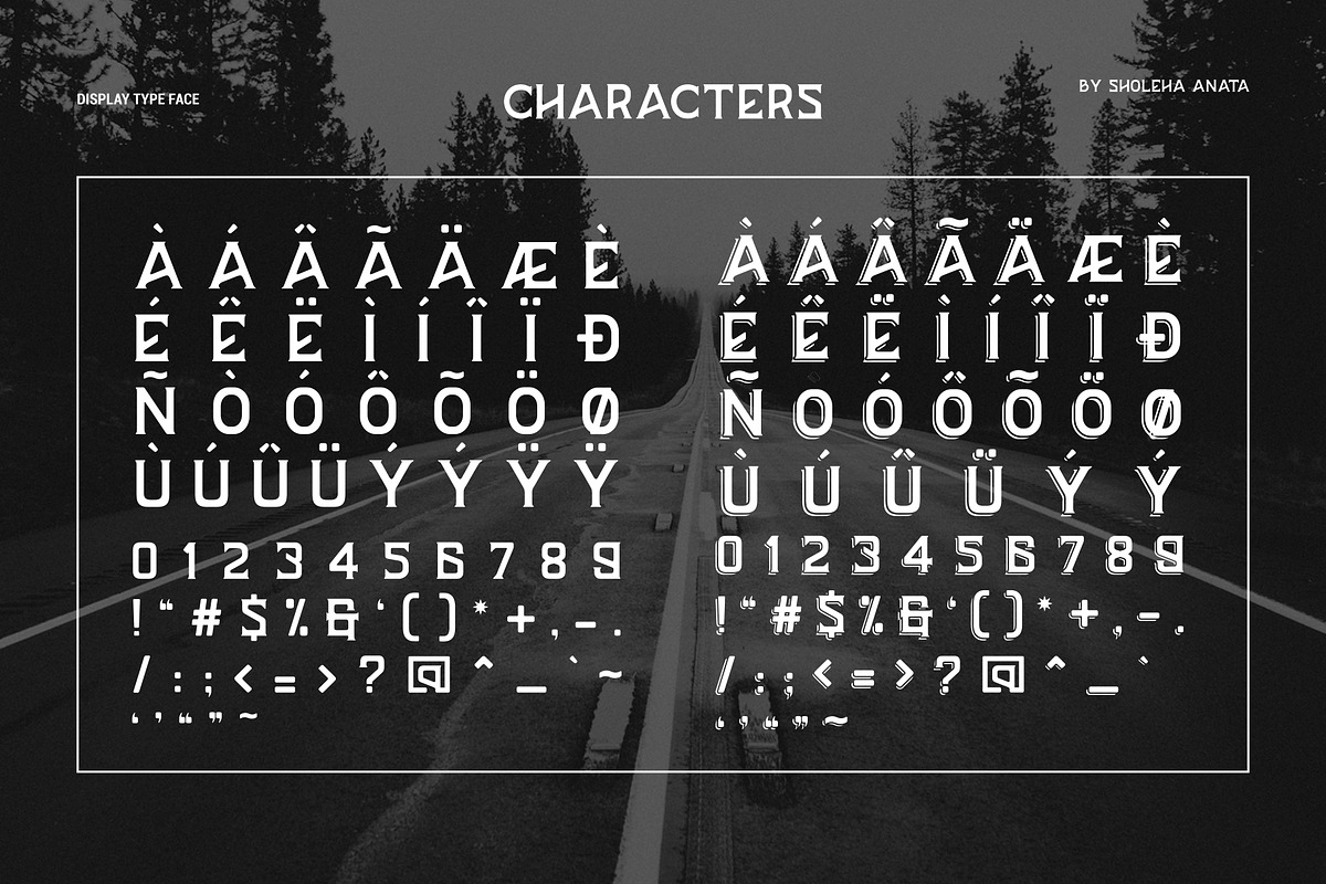 BAZERD - Typeface preview 4