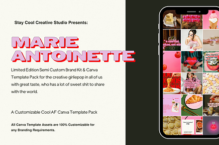 Bold Feminine Brand & Canva Template