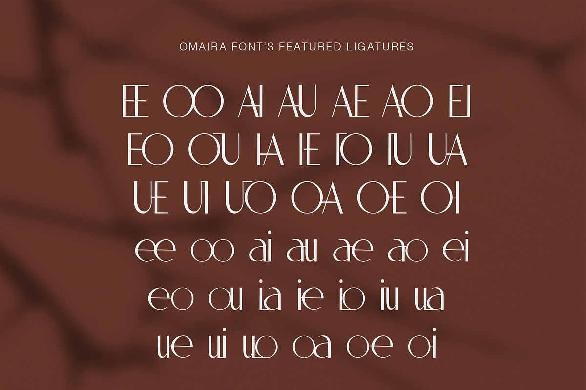 Omaira - Sleek Modern Sans Display, a Sans Serif Font by Cloverons (Photo 9 of 14)