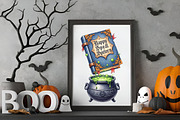 Halloween Books Sublimation, an Illustration by RobertsArt (Thumbnail 3 of 7)