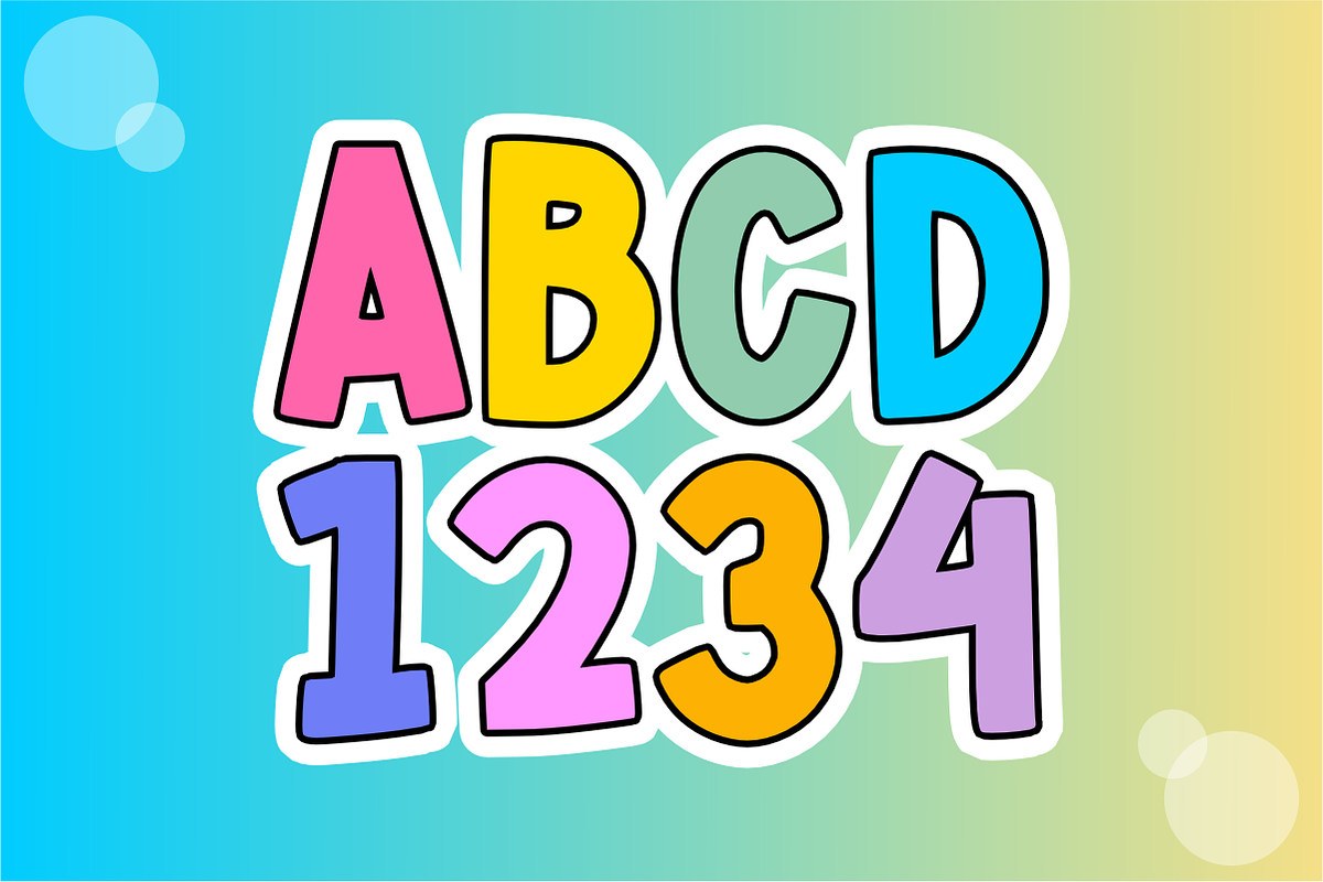Cute Comic - Playful Cartoon Font, a Sans Serif Font by KiddoGlyphs Studio (Photo 3 of 4)