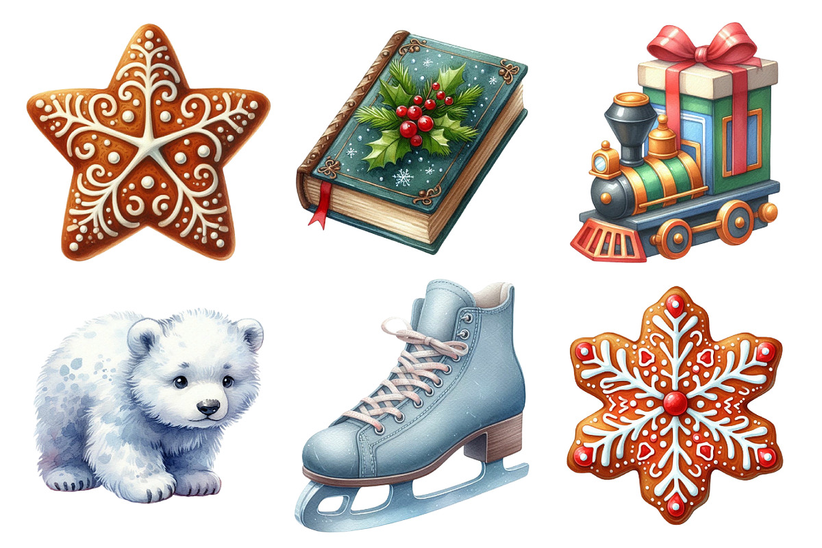 Christmas Winter Clipart, an Illustration by Daily.Designs (Photo 2 of 5)