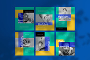 Bold Color Instagram Set, a Social Media Template by Filip Studio (Thumbnail 1 of 2)