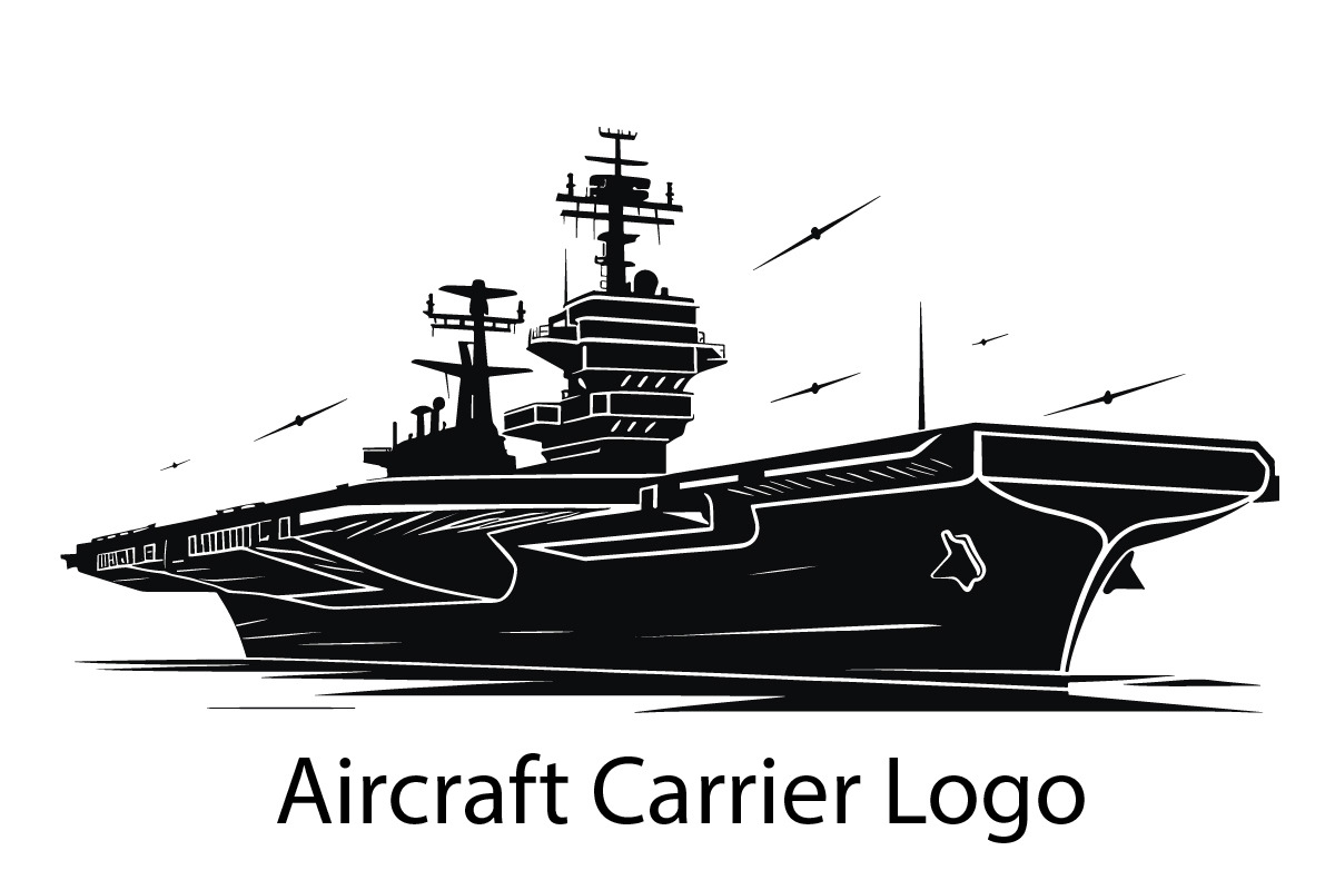 Aircraft carrier logo design, a Transportation Illustration by Unique Design Team