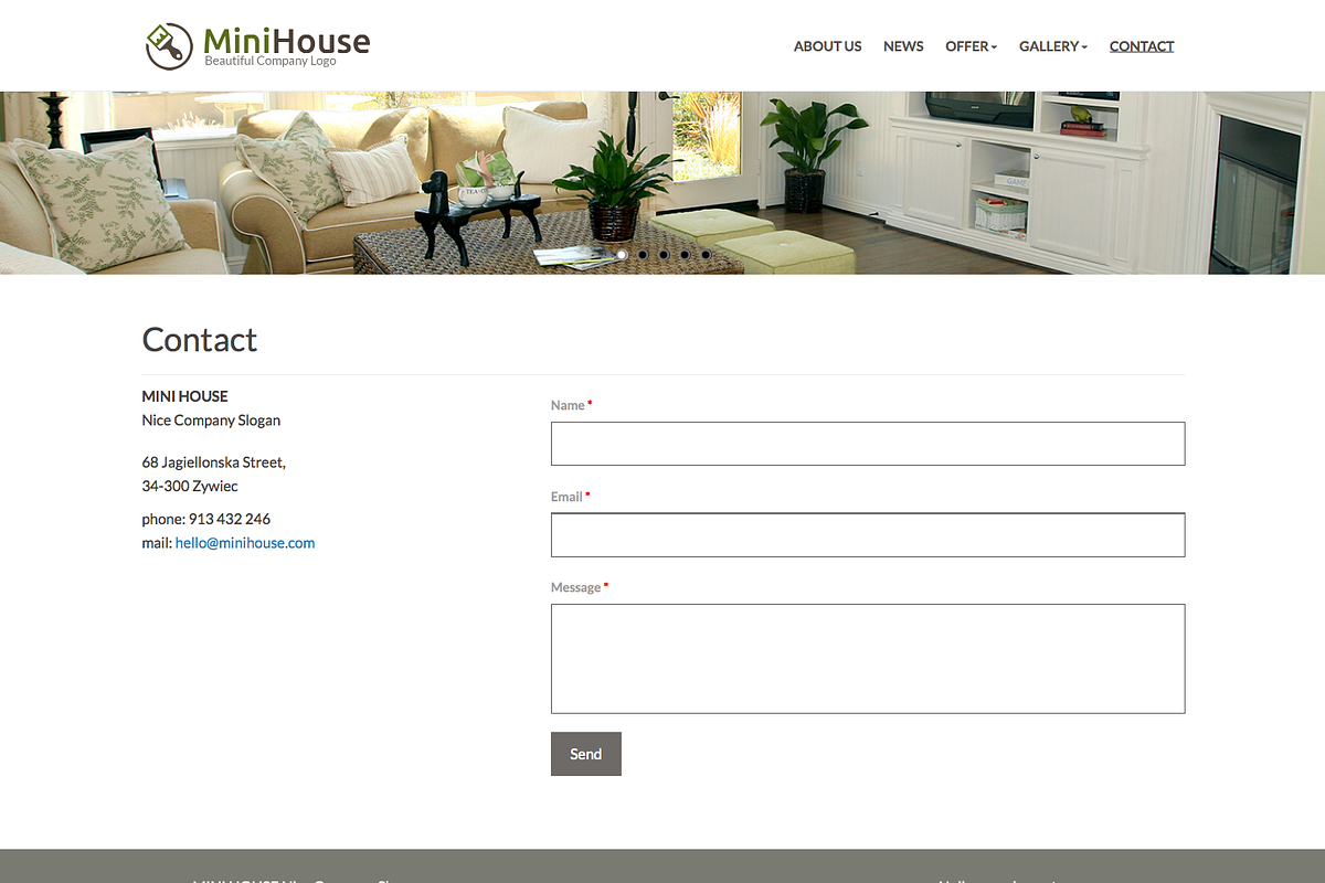 MiniHouse - best for small business, a WordPress Template by bozekmichal (Photo 5 of 5)