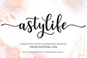 Astylife, a Script Font by Natural Ink Studio (Thumbnail 1 of 8)