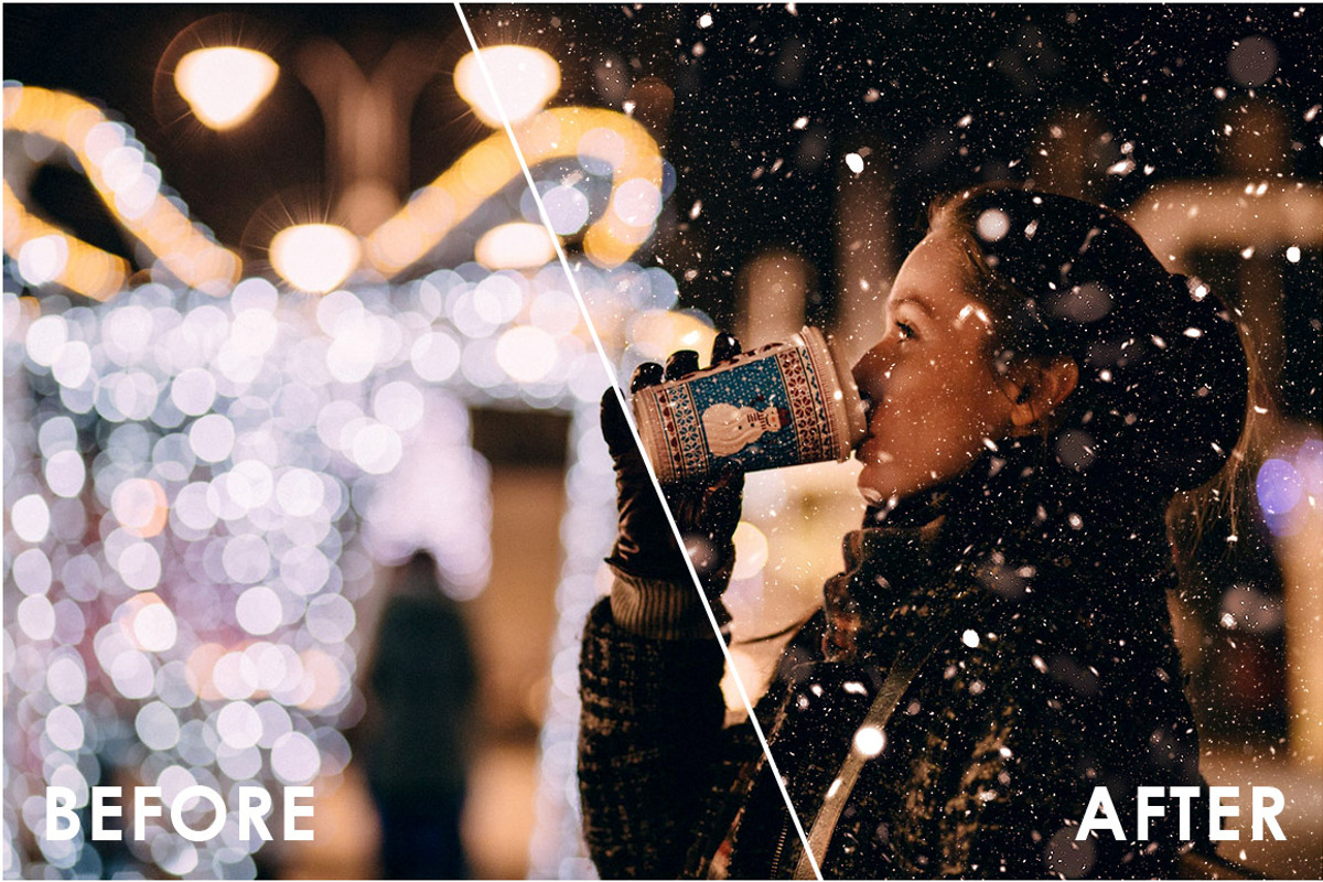 Snow Effect Overlays, a Texture Graphic by NassyArt (Photo 6 of 9)