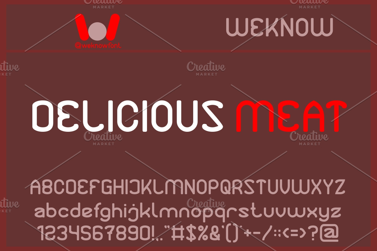 Protein font, a Sans Serif Font by weknow (Photo 4 of 5)