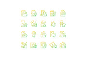 Environmental problems and solutions, an Outline Icon by IMG Visuals (Thumbnail 7 of 23)