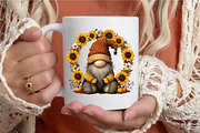 Whimsical Enjoy Cute Autumn Gnome, a Seasonal Illustration by designcity5 (Thumbnail 5 of 5)